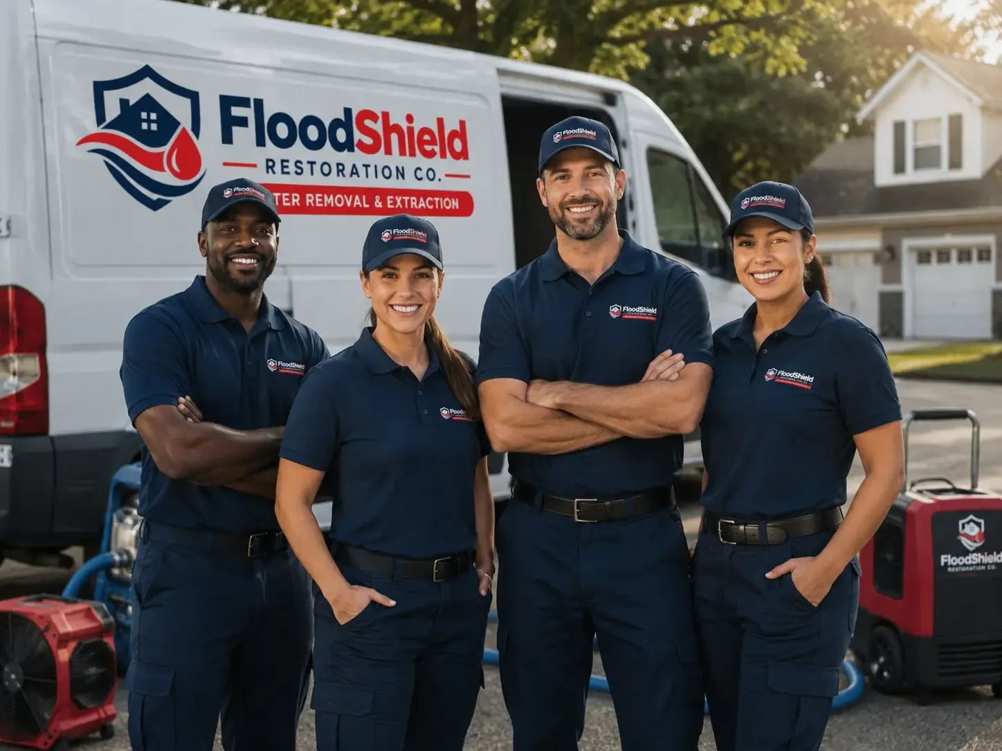 Flood Damage Restoration company in Breedsville, MI